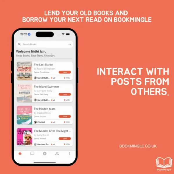 How to share on social page on BookMingle